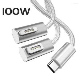 Computer Cables 100W Laptop Fast Charging Cable Cord 1.8meter For Macbook Air Pro USB C Type To Magnetic Plug Adapter Magsaf 1 2