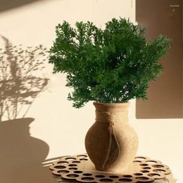 Decorative Flowers Simulation Parsley Greenery Plant Leaves Bunch Ornament For Outdoor Office