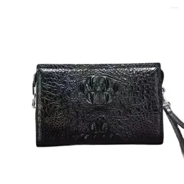Briefcases 2024 Wallet Holder Men Box Bank Card Crocodile Skin Handbag PDD001