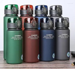 Water Bottles Brand BPA Free Leak Proof Sports Bottle High Quality Tour Hiking Portable My Favourite Drink 400ml