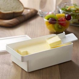 Plates Dustproof Handle Design Butter Cutting Storage Box Serving Tools Kitchen Accessories