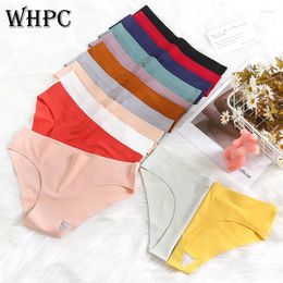 Women's Panties Plus Size Ice Silk Female Soft Breathable Underwear Skin-Friendly Lingerie For Women Comfortable Briefs Lady