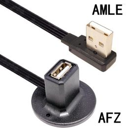 Computer Cables 1m Desktop USB 2.0 Type A Plug To Socket Extension Data Charging Cable With Stand Base Shielded 20CM 30CM 50CM