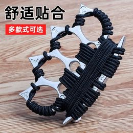 Hand Braces Finger Tiger Four Boxes Legal Self Defence Articles Designers Ring Cl Fist Wolf Proof Magic Tool 529F