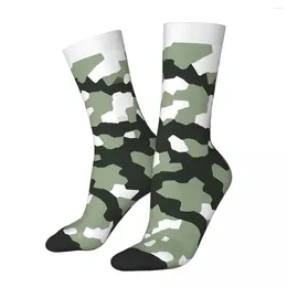 Men's Socks Day Camouflage Green Men Women Outdoor Novelty Spring Summer Autumn Winter Stockings Gift