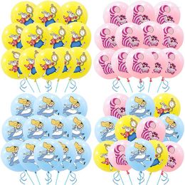 Party Decoration Alice Balloons Lots 12inch In Wonderland Birthday Balloon Globlo Girls Favours Gifts Supplies Accessories