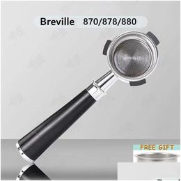 Coffee Philtres Philtre Holder 54Mm Bottomless Portafilter For Breville 870878 880Espresso Hine 230706 Drop Delivery Home Garden Kitch Dhwap