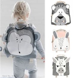 Baby Plush Backpack 38 Yrs Bags Cartoon Animal Childrens Schoolbag Snacks Toys Storage Bag Childrens Room Decoration Backpack 240118