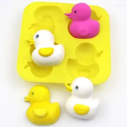 Baking Moulds Duck Silicone Mould Animal Shape Soap Making Supplies Cookie Jelly Chocolate Mould For Cake Decoration Kitchen Pastry Tool