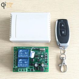 Remote Controlers 433Mhz Universal Wireless Control Switch AC 85V - 250V 110V 220V 2CH Relay Receiver Module And RF 433 Mhz Controls