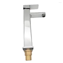 Bathroom Sink Faucets Basin Faucet High Square Single Hole And Cold Mixing Cabinet