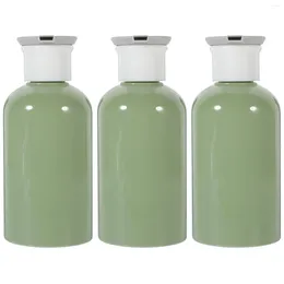 Storage Bottles 3 Pcs Western Style Shampoo Set Travel Body Lotion Refillable Plastic Pump