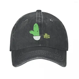 Ball Caps Casual Clarence Farting Cactus Baseball Cap Men Women Distressed Washed Snapback Funny Cartoon Freedom Outdoor Summer Hats