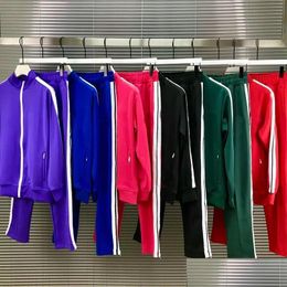 Mens Tracksuits Designer Womens Jacket Track Suits Woman Sweatsuits Sweat Man Pants Letter Sweatshirt Long Sleeve Coats Jogger Sportsw Otiwk