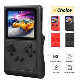 GB300 3.0 inch AV Output Screen Handheld Game Console Player Video Game Console built-in 6000 Game For SF/SFC/GB/GBA 240124
