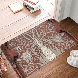 Carpets Bath Mat Art Nouveau Wood Work Rug Home Doormat Kitchen Carpet Decoration