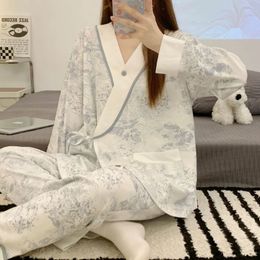 Fashionable Pijama Lactancia Summer Nursing Dresses Breastfeeding Women's Clothes Postpartum Pajamas Maternity Women 240119