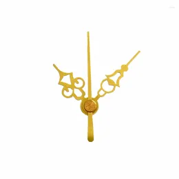 Clocks Accessories 50Sets Table Clock DIY Quartz Gold Hour Minute With Second Hand For Replacement Clockwork