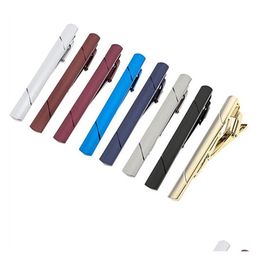 Tie Clips Colours Business Suits Shirt Necktie Ties Bar Clasps Fashion Jewellery For Men Will And Sandy Drop Delivery Cufflinks Dhwpj