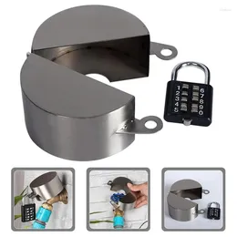 Kitchen Faucets Outdoor Water Faucet Lock Padlock Cylinder Tank Lockout Safety Valve Anti-Theft Garden Convenient