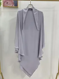 Ethnic Clothing Eid Muslim Long Khimar Prayer Hijab For Women Ramadan Wrap Overhead Scarf Islamic Dubai Saudi Niqab Headscarf 2024