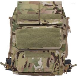 Hunting Jackets Three-Layer Backplane Bag Tactical Package Pack Camouflage Vest Zip-On Panel 3.0 CPC AVS JPC