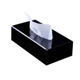 QL Modern Acrylic Tissue Box Tissue Holder Tissue Dispenser tissue box baby wipes box 240127