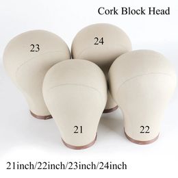 Alileader Wig Soft Cork Canvas Block Head For Displaying Mannequin Head Wig Stand Free Get Clamp Holder And Tpins High Quality 240118