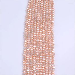 Loose Gemstones Pink 5-6mm Baroque Freshwater Pearl Strands