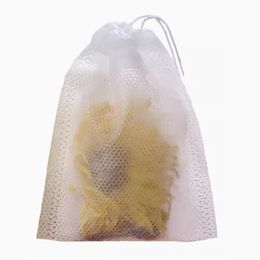 100 PCS Tek Kullanımlık Çay Poşetleri Filtre Poşetleri Çay Infuser String Heal Contası, Gıda Sınıfı Dokuma Olmayan Kumaş Filtreleri Çay Poşetleri