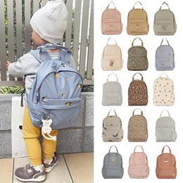 KS Brand Mommy Bag Travel Children Kid Cherry Backpack Primary Schoolbag Baby Waterproof Print Kindergarten Bags Boys Girls Gift 240130