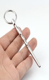 Stainless steel Urethral Catheter Penis Plug Sounds Male Urethral Stretching Stimulation Sounding Masturbation Tube Sex Products2537681