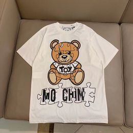 girl boys graphic tee toddle tee shirt kids designer t shirt summer Short sleeve baby clothes bears 100% cotton 100-160 S-4XL fasion Parent child clothing with letter