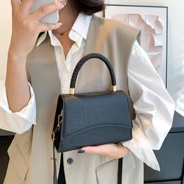 Evening Bags Fashion PU Leather Shoulder Bag Ladies Trendy Solid Colour Messenger Handbags Leisure Stylish Crossbody For Women Luxury
