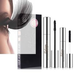 Fashion 4D Silk Fibre Refined Mascara Waterproof Permanent Long Extension Curling Eyelashes Eyelash Enhancer 240131