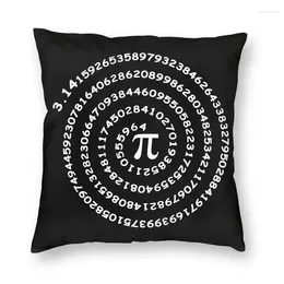 Pillow Fashion Pi Number Pattern Cover Printing Geek Math Science Throw Case For Car Seat Pillowcase Home Decorative