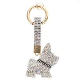 Keychains Crystal Keychain Rings Rhinestone Backpack Pendant Rhinestones Bag Hanging