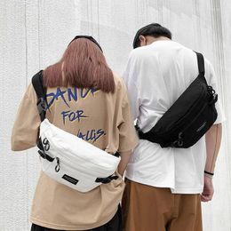 Waist Bags Casual Canvas Bag For Men Women Fanny Pack Streetwear Chest Hip Hop Banana High Quality Outdoor Belt Packs