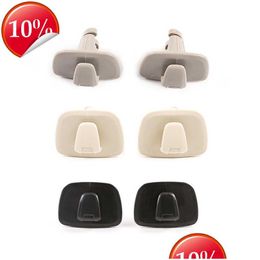 Other Interior Accessories 2Pcs/Set Abs Black Beige Grey Car Roof Hook Rear Row For Voo Xc40 Xc60 18-20 Xc90 - S90 V90 Drop Delivery Dhcb1