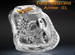 2020 Newest Design Male Fully Restraint Bowl Device Comfortable 24h Light Wear Cock Cage Penis Ring Sissy Bondage Sex Toys Armour 012709080