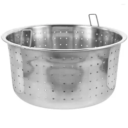 Double Boilers Stainless Steel Rice Steamer Steamers For Food Vegetable Basket Supply Pan Fruit Container Baskets