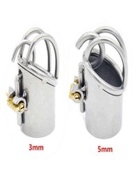 Nxy Device Cockrings Male Stainless Steel Penis Piercing Pa Puncture Cock Lock Bondage Cage Sex Toys Men Bdsm Product A215 12104052231