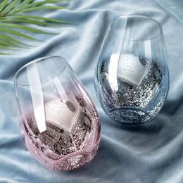 Wine Glasses Creative Star Sky Gradient Cup Large Capacity Water Milk Glass Women's Household Heat Resistant Simple