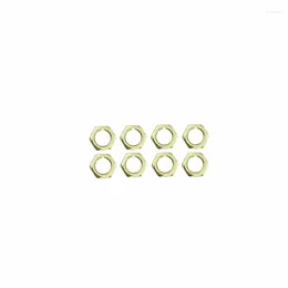 Clocks Accessories 500Pieces Hex Nut Quartz Clock Movement Mechanism Screw Cap Metal Gasket Repair Replacing Tools