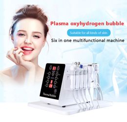 Thermal Bubble Face Cleaning 6 in 1 Hydro Dermabrasion Galvanic Aqua Peel Hydra Microdermabrasion Oxygen Facial Machine