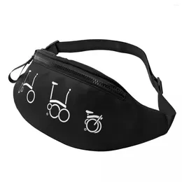 Waist Bags Casual Bromptons Bike Fanny Pack For Cycling Camping Women Men Crossbody Bag Phone Money Pouch