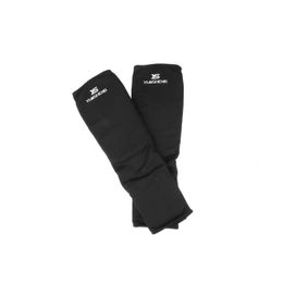 Taekwondo Karate MMA Shin Instep Protector Leg Foot Guard Cloth Pad XL White 240129