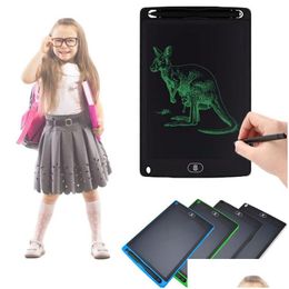 Graphics Tablets Pens Lcd Writing Tablet 8.5 Inch Electronic Ding Iti Colorf Sn Handwriting Pads Pad Memo Boards For Kids Adt Drop Del Otpmq