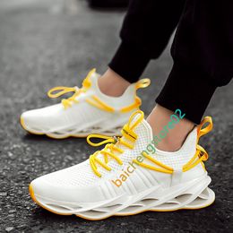 2021 New Men's Running Shoes Breathable Blade Outdoor Sports Shoes Lightweight Sneakers for Men Comfortable Mesh Training Shoes L23