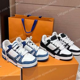 Designerschuhe geprägter Trainer Turnschuhe weiße schwarze Himmelblau Abloh Grüner Denim rote Luxurys Virgil Herren lässige Turnschuhe Trainer Trainer